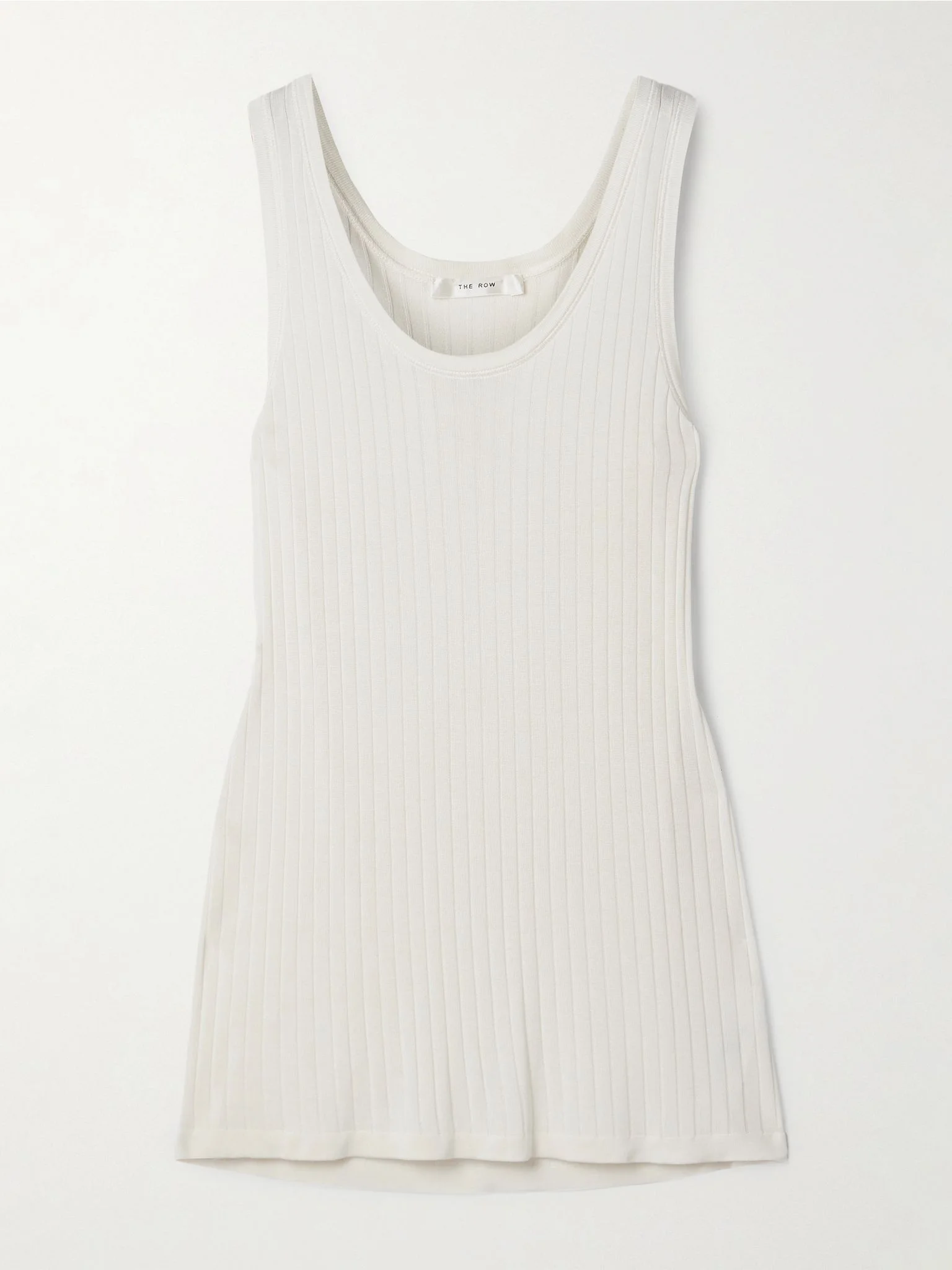 Katara ribbed-knit tank Off-white - 1