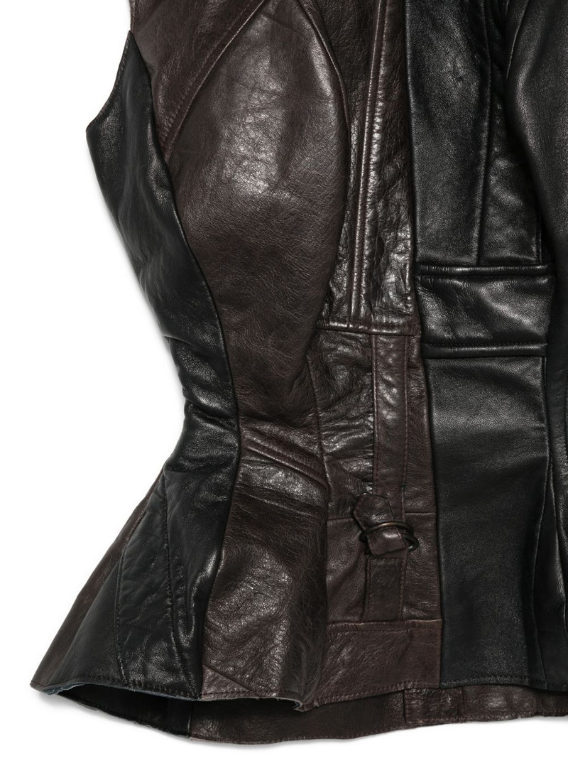 peplum leather top 3