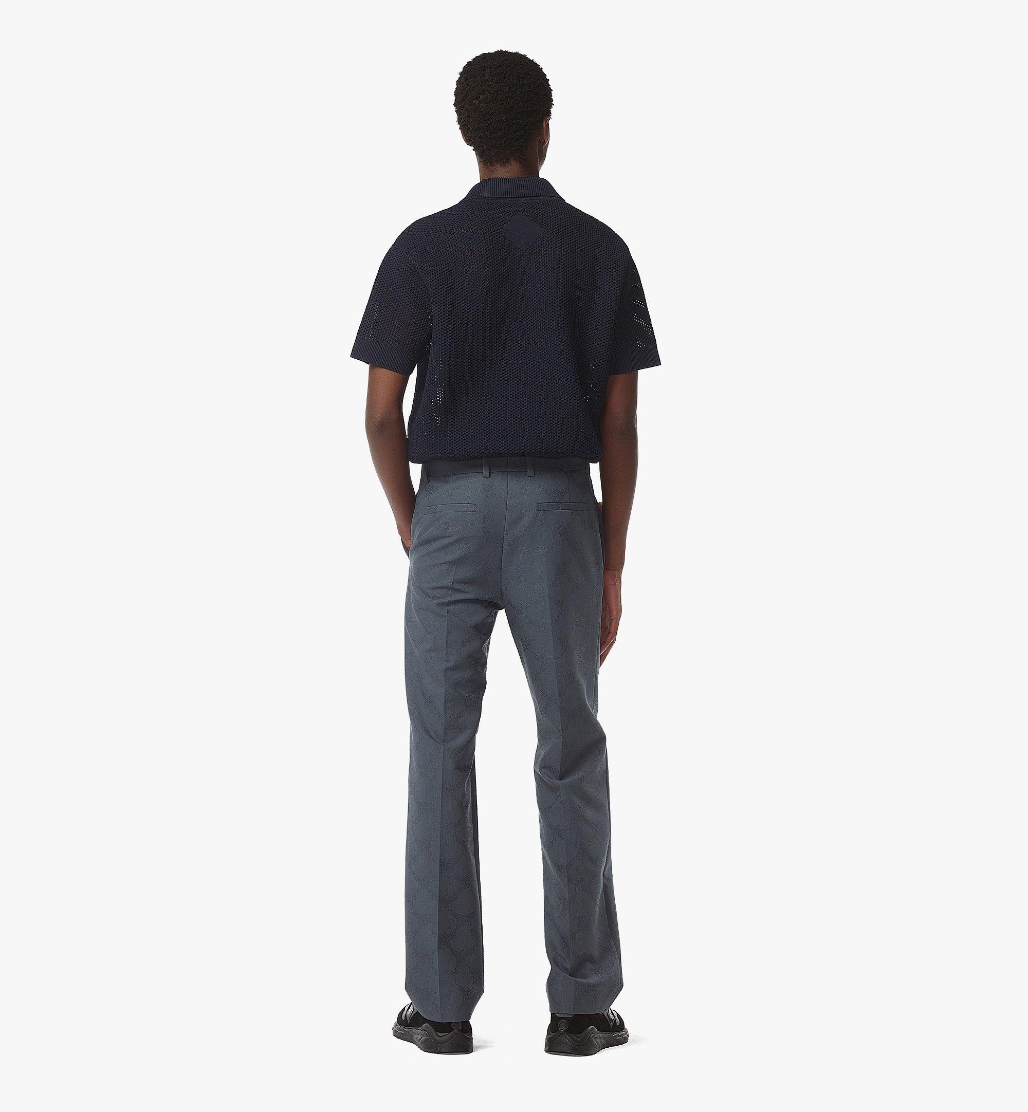 Logo Patch Mesh Knit Polo - 5