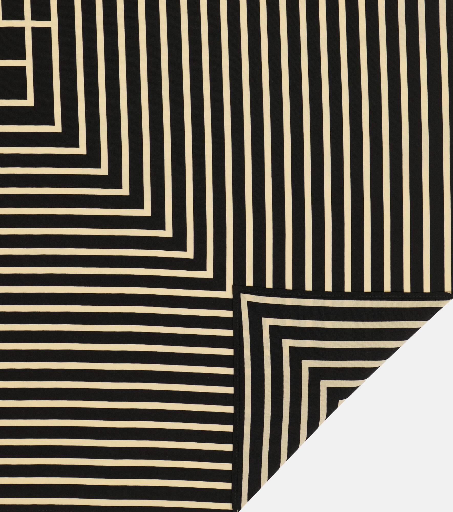 Logo silk scarf - 4
