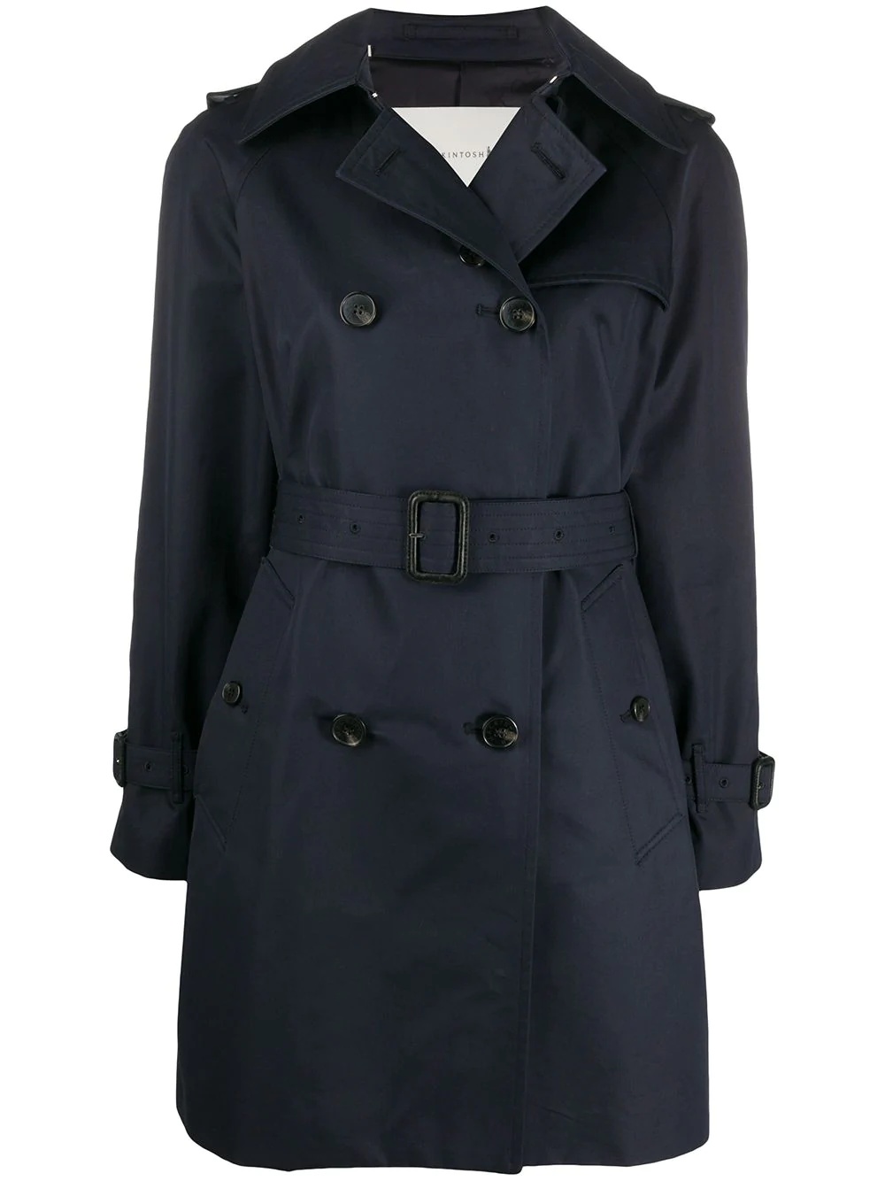 MUIE short cotton trench coat - 1