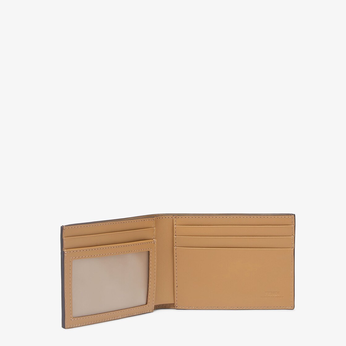 Bi-fold wallet with banknote compartment, four card slots and one coated document pocket with a tran - 3
