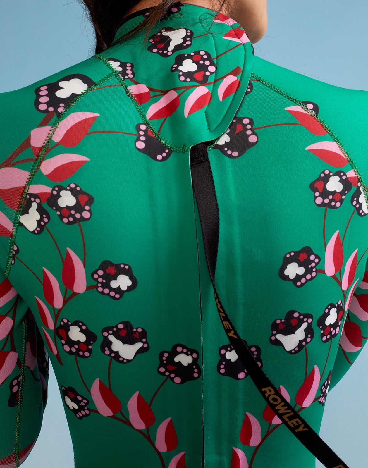 Vine Floral High Cut Wetsuit - 7
