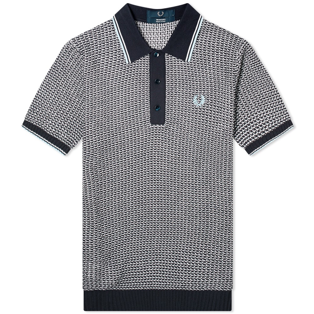 Fred Perry Reissues Jacquard Knitted Polo - 1