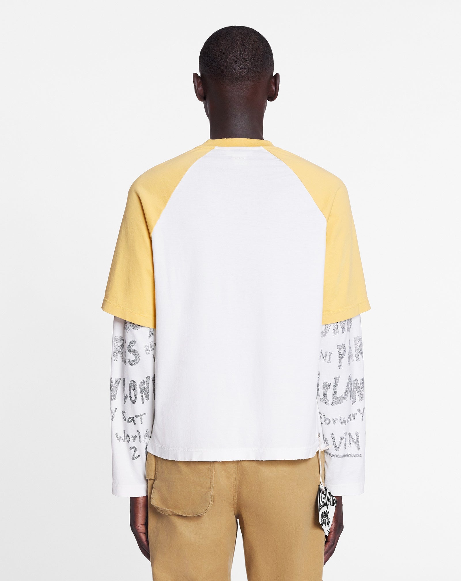 Lanvin LANVIN X FUTURE LONG-SLEEVED PRINT T-SHIRT | REVERSIBLE