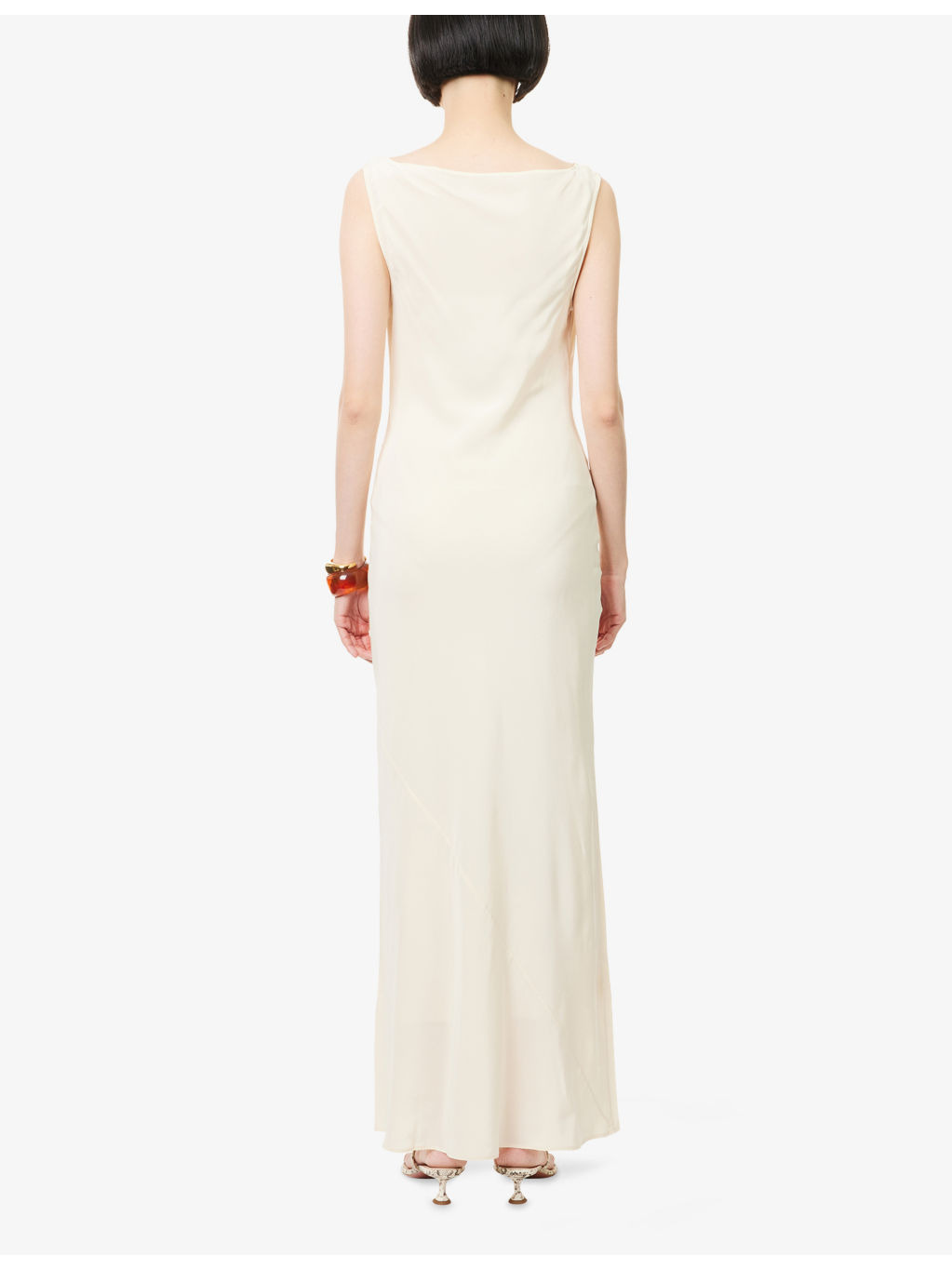 Piero Layered Silk Midi Dress - 4
