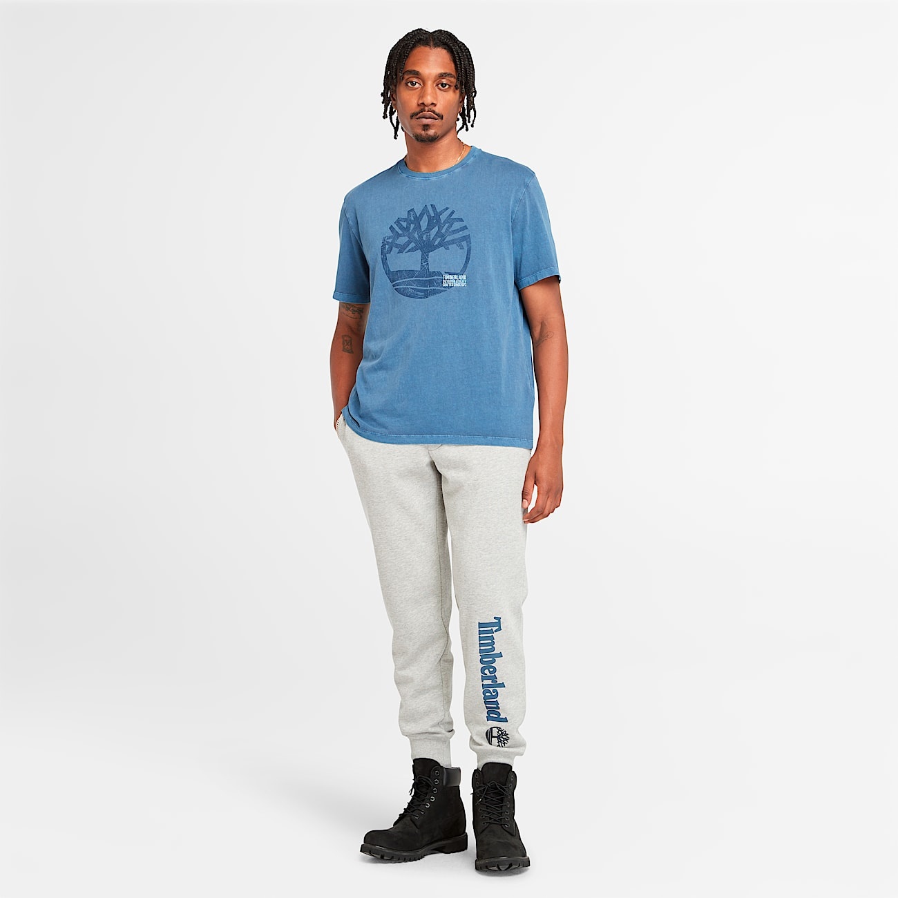 Men's Merrymack River Garment Dye Logo Graphic T-Shirt - 3