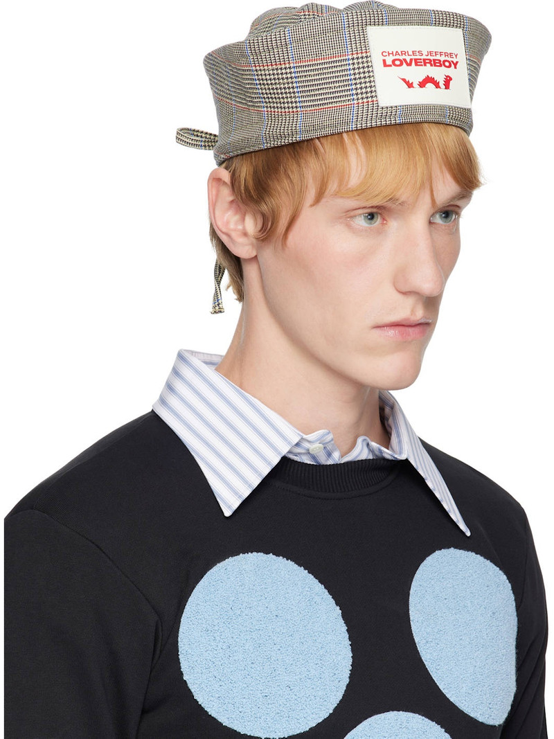 CHARLES JEFFREY LOVERBOY SSENSE Exclusive Beige Sailor Hat outlook