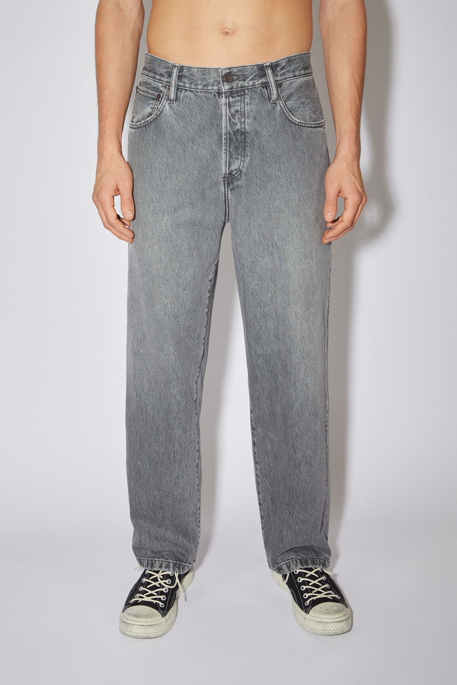 Loose fit jeans - Grey - 4