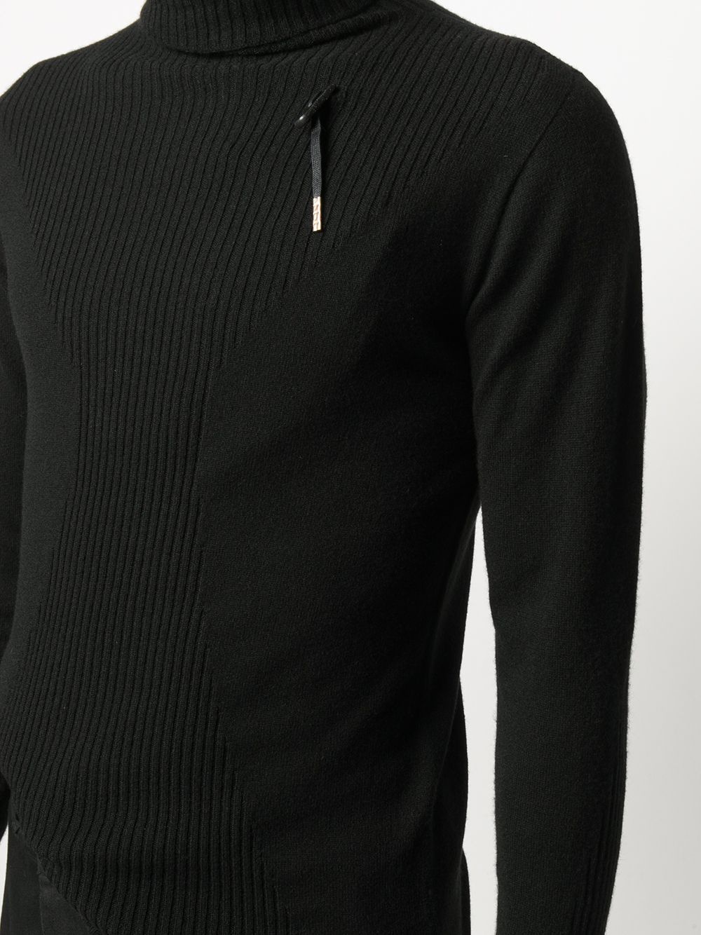 roll-neck fitted jumper - 5