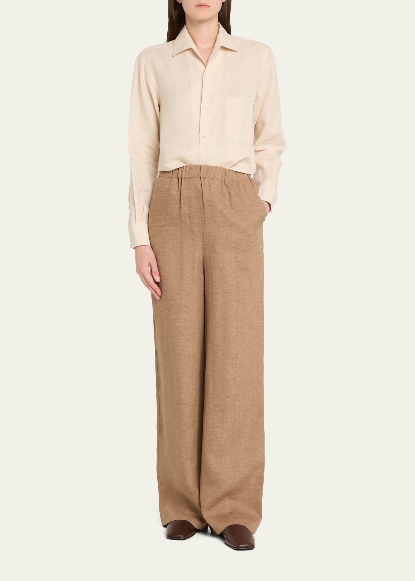 Andre Button Down Linen Solaire Shirt - 2