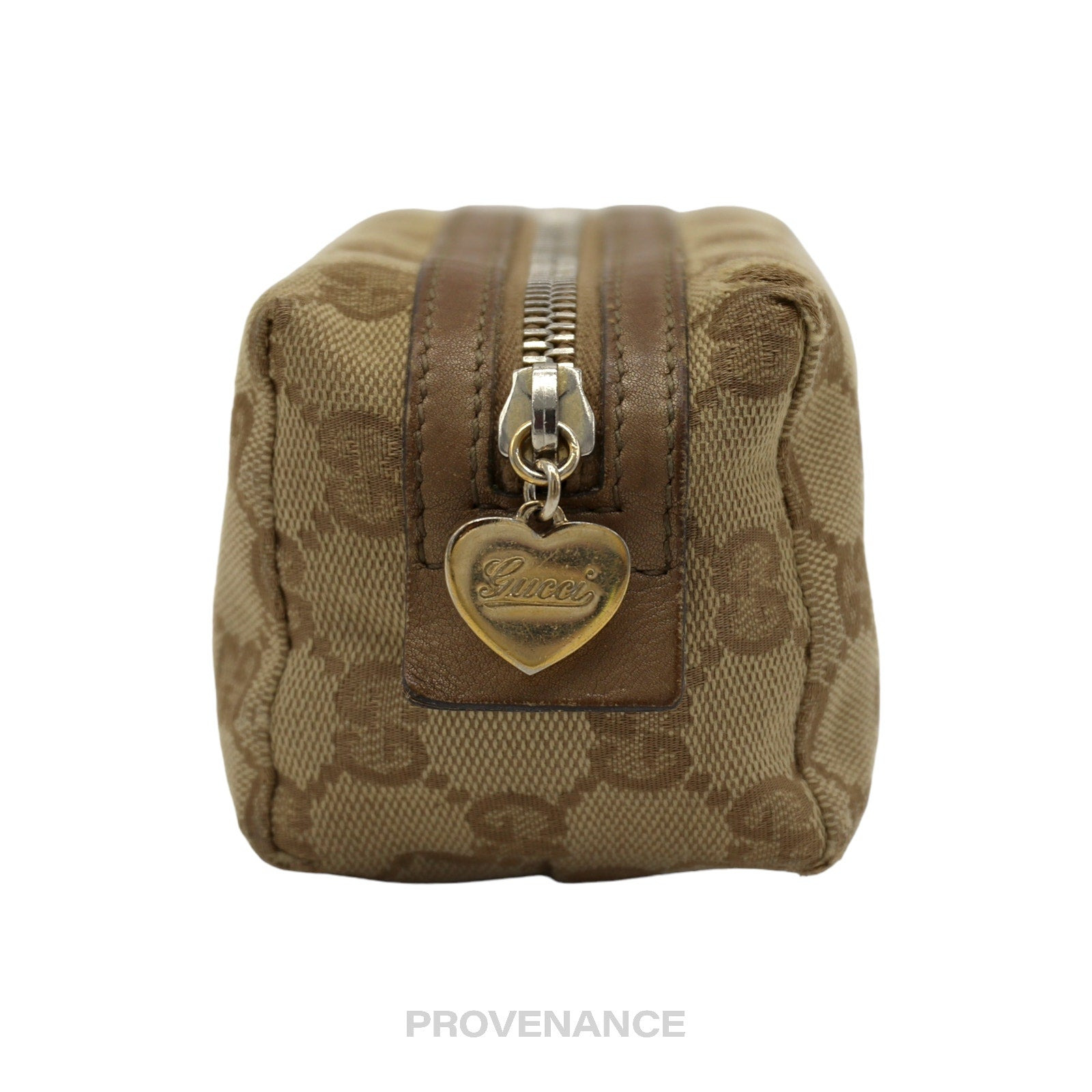 Gucci Zip Pouch - GG Canvas Heart - 7