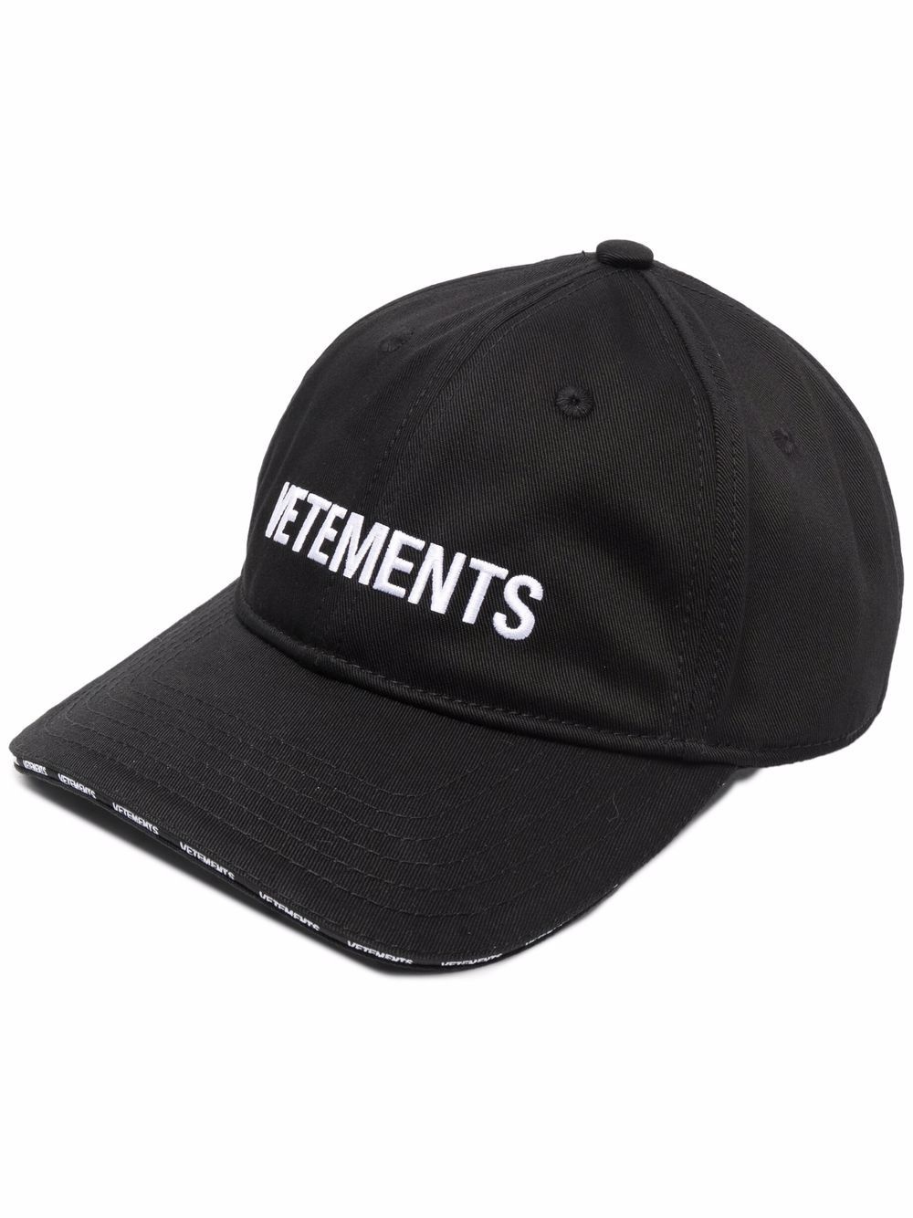 embroidered logo baseball cap - 1