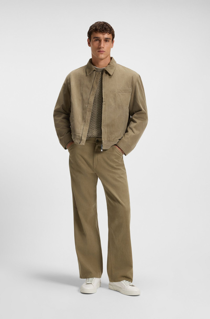 BOSS JEANS IN MELANGE COTTON DENIM outlook