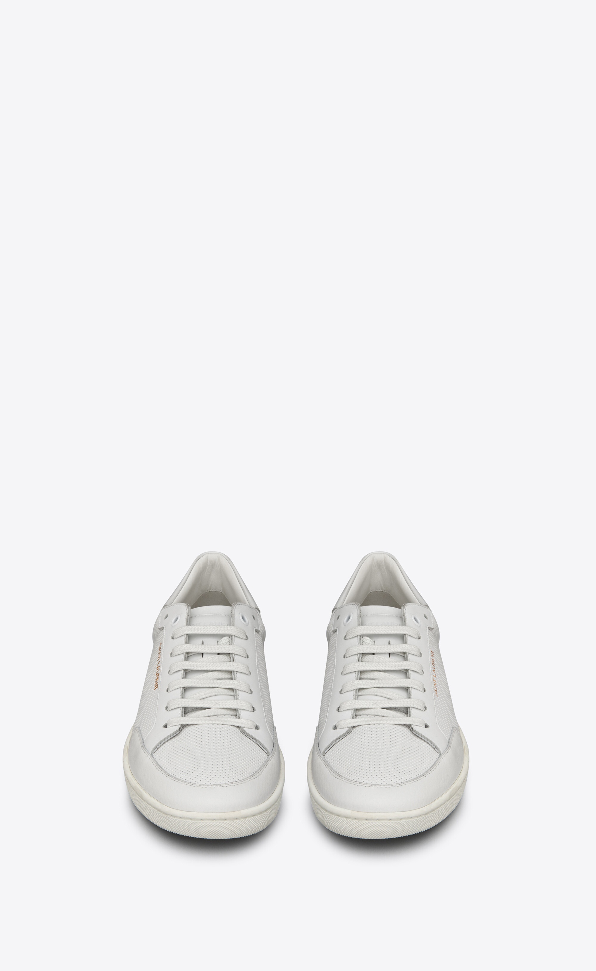 court classic sl/10 sneakers in perforated and smooth leather - 2