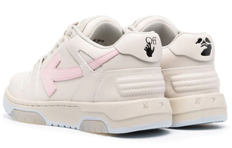 (WMNS) OFF-THITE Out Of Office Arrow-motif Low-top Sneakers Pink OWIA259S21LEA0016130 - 4