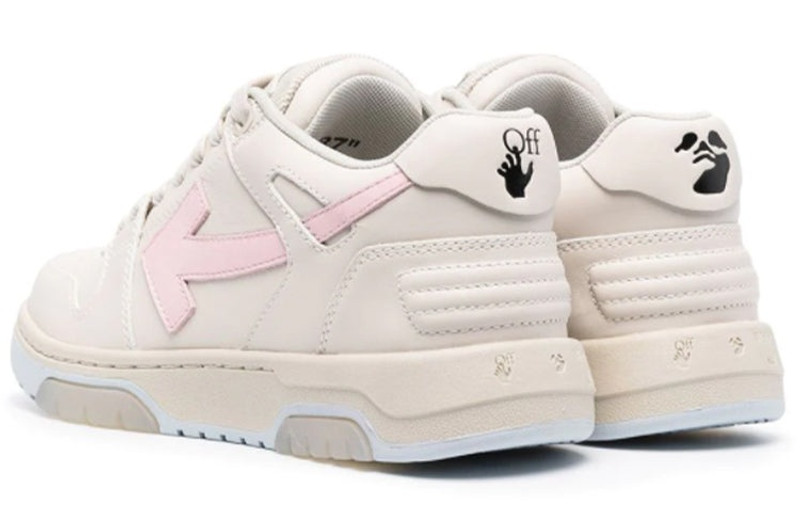 Off-White (WMNS) OFF-THITE Out Of Office Arrow-motif Low-top Sneakers Pink OWIA259S21LEA0016130 outlook