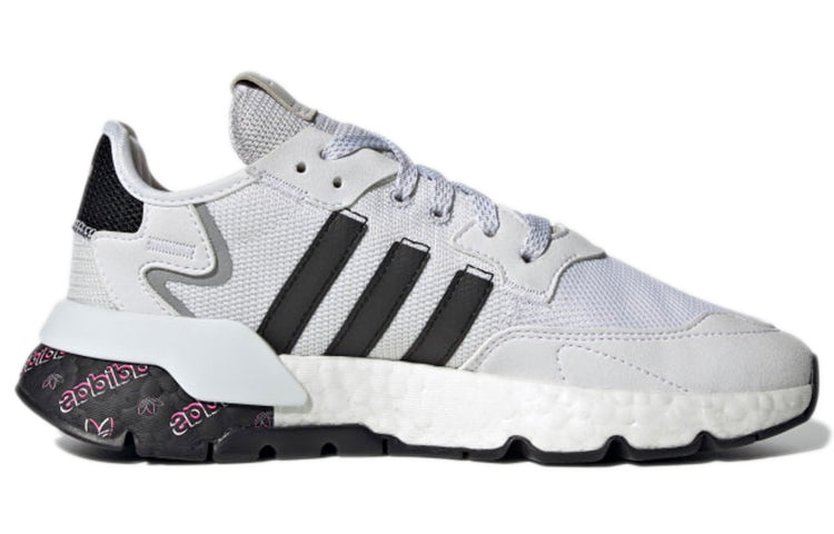 (WMNS) adidas Originals Nite Jogger 'White Black Gray' H01735 - 2