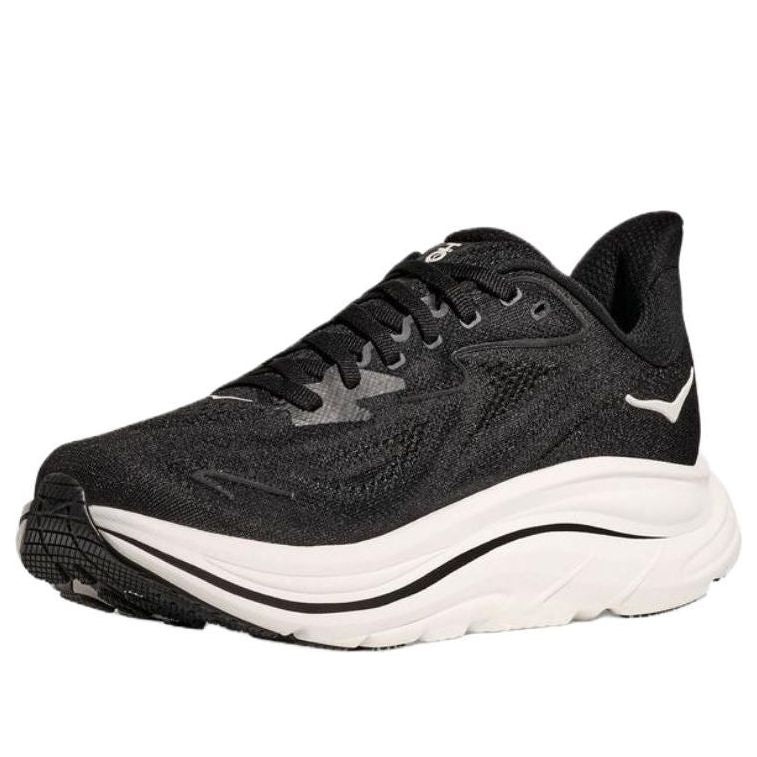 (WMNS) HOKA ONE ONE Clifton 10 Wide 'Black White' 1162050-BBLC - 3