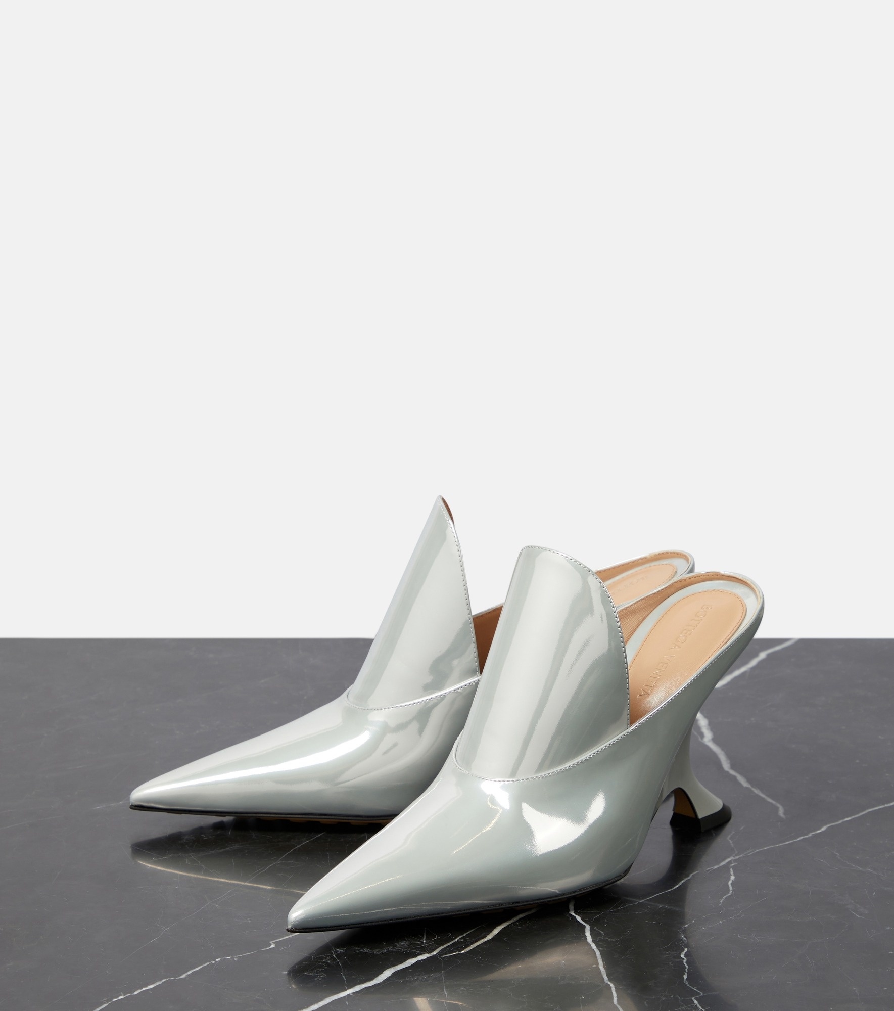 Rocket metallic leather mules - 5