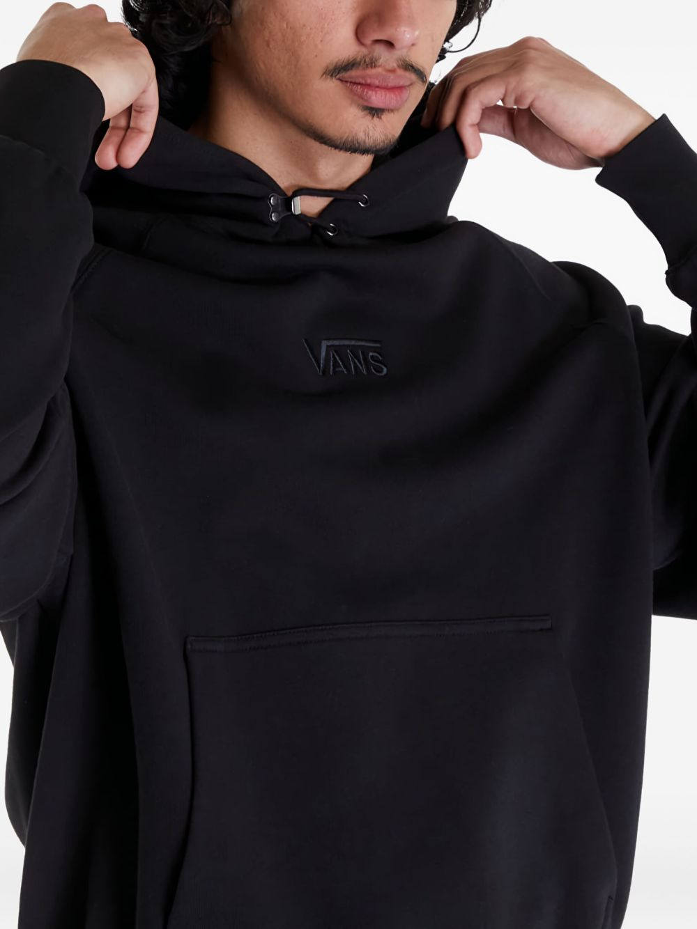 embroidered-logo hoodie - 4