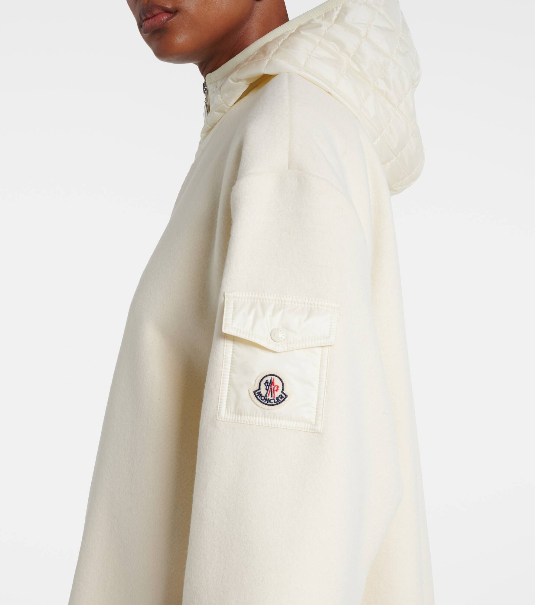 Logo wool-blend jacket - 5