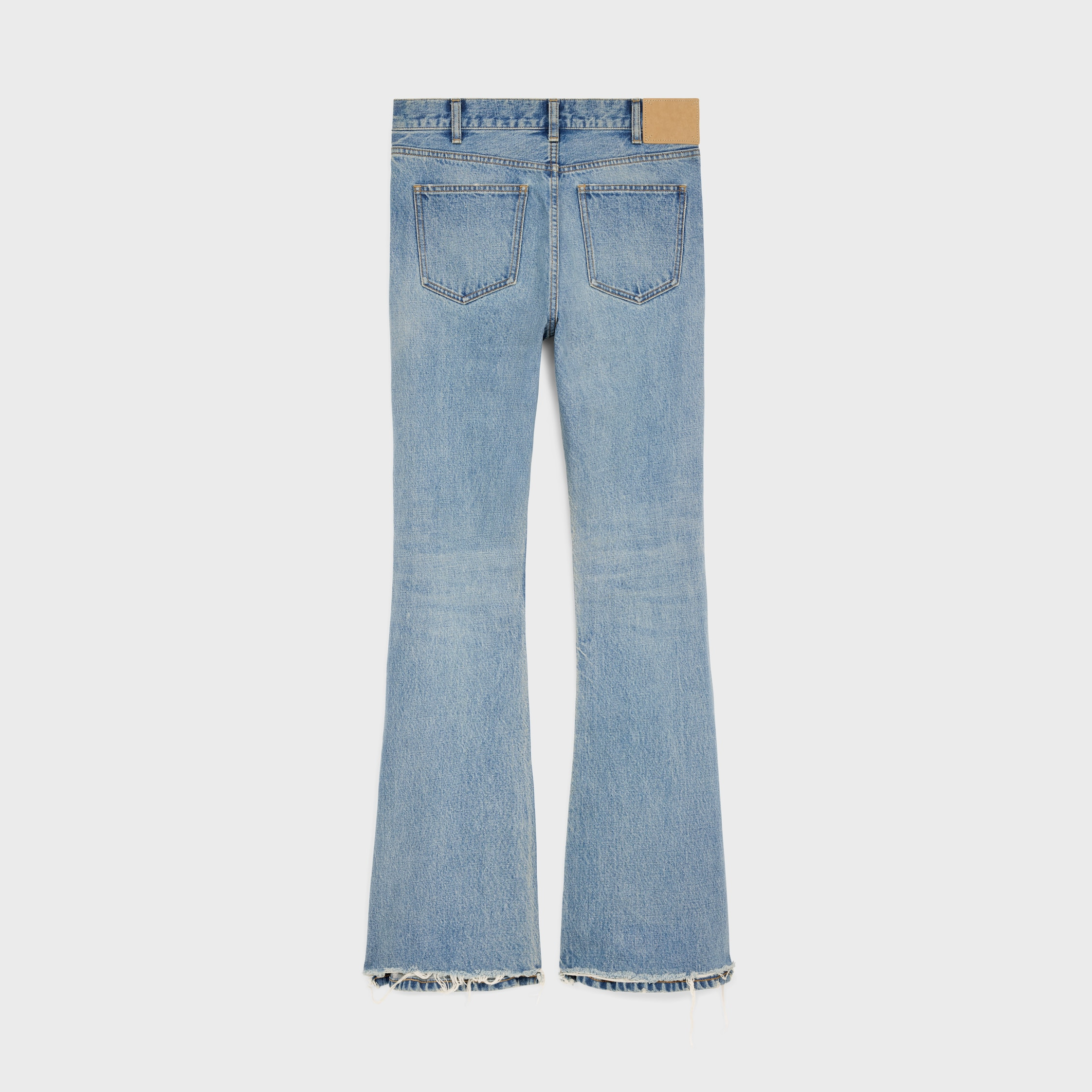 marco jeans in steel blue wash denim - 2