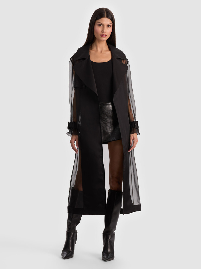 SILVIA SHEER MAXI TRENCH 2
