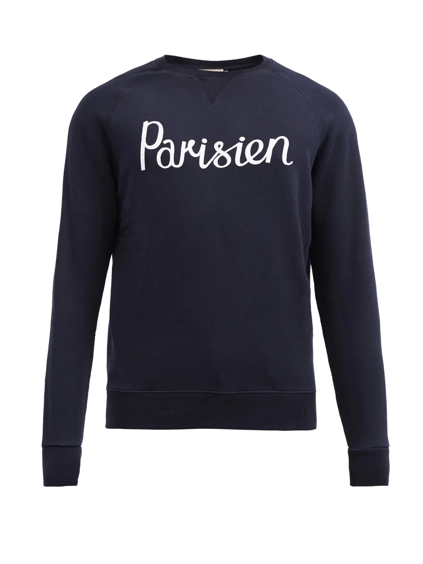 Parisien-print cotton sweatshirt - 1