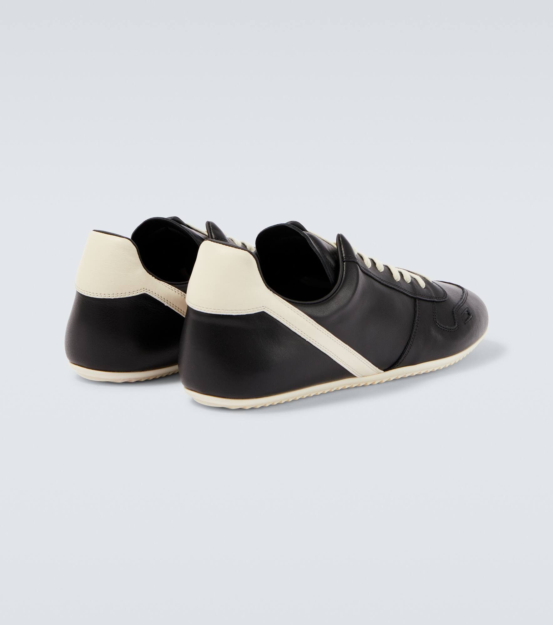 Minimal leather sneakers - 6