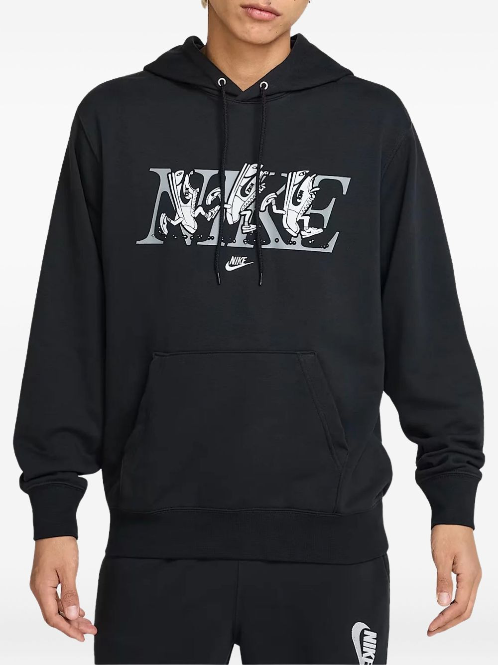 graphic-print hoodie - 1