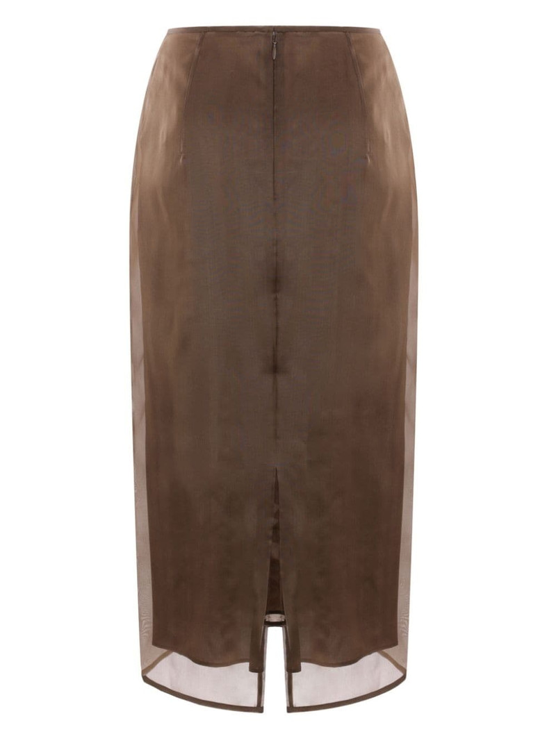 CECILIE BAHNSEN Ocean midi skirt outlook