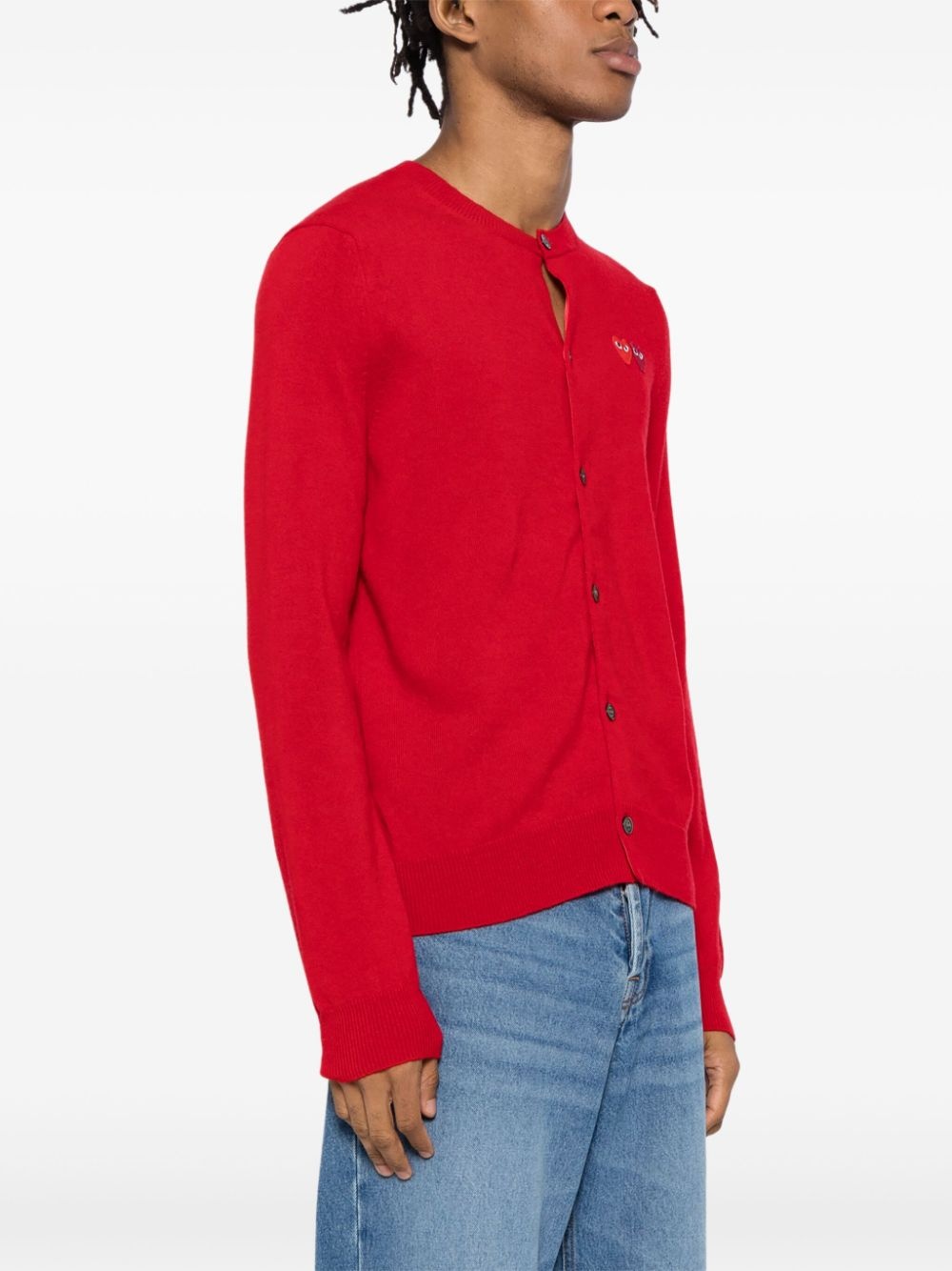 embroidered cardigan - 4