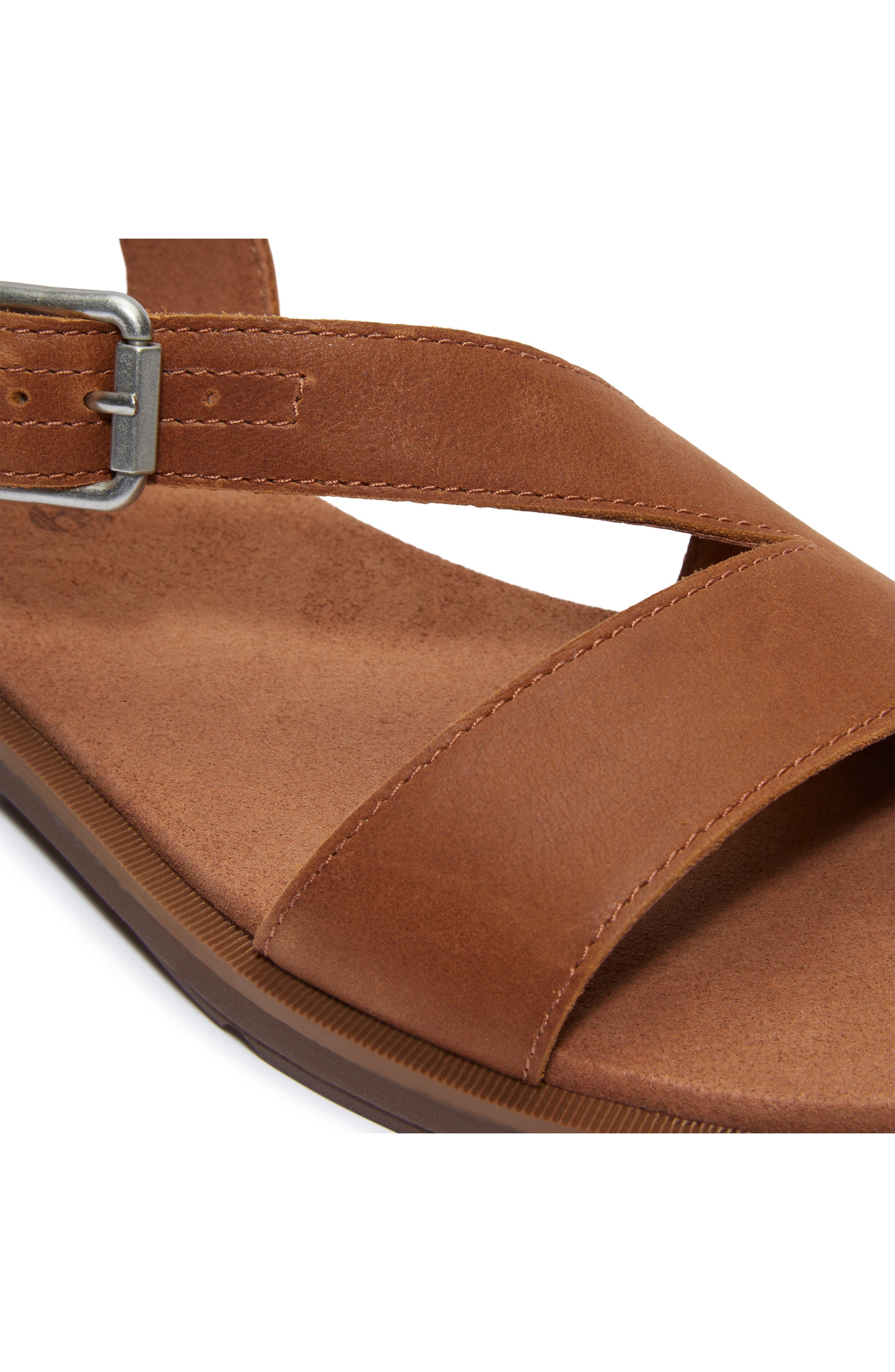 Timberland Calista Bay Sandal in Rust Full Grain at Nordstrom - 8
