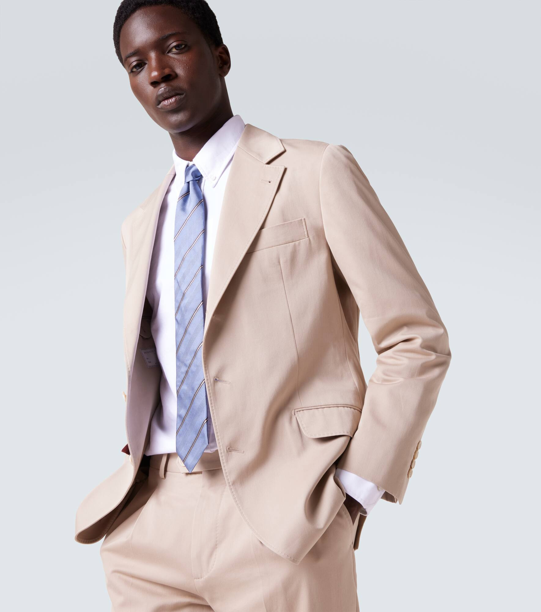 Striped silk tie - 2