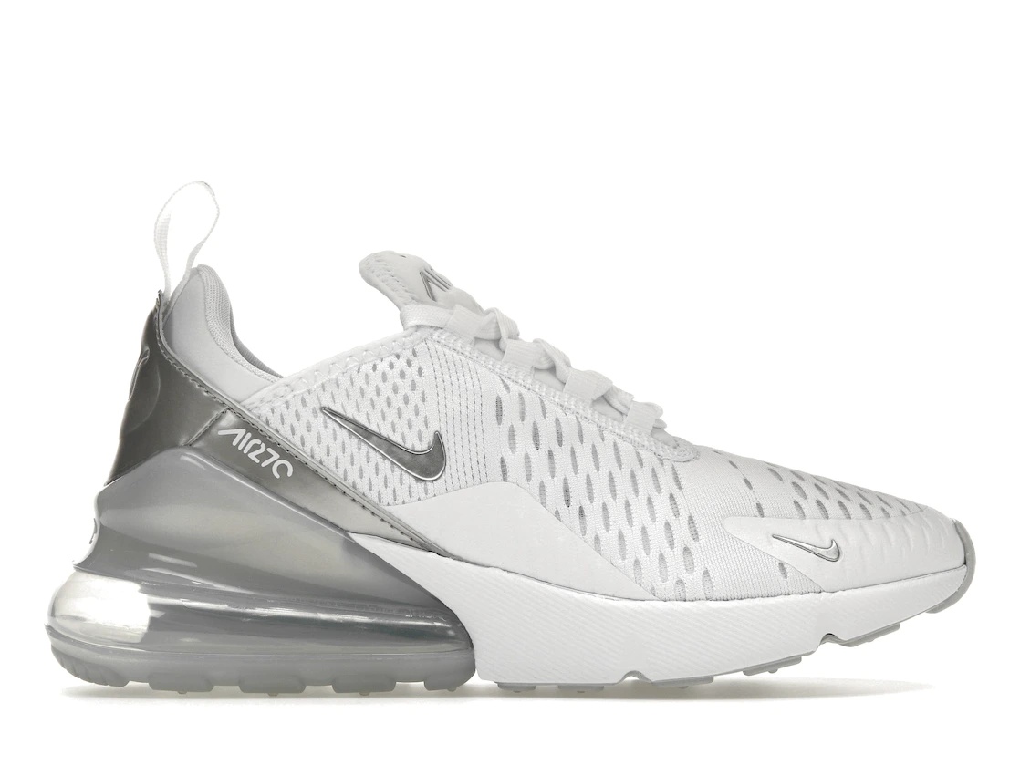 Nike Air Max 270 White Pure Platinum (Women's) - 1