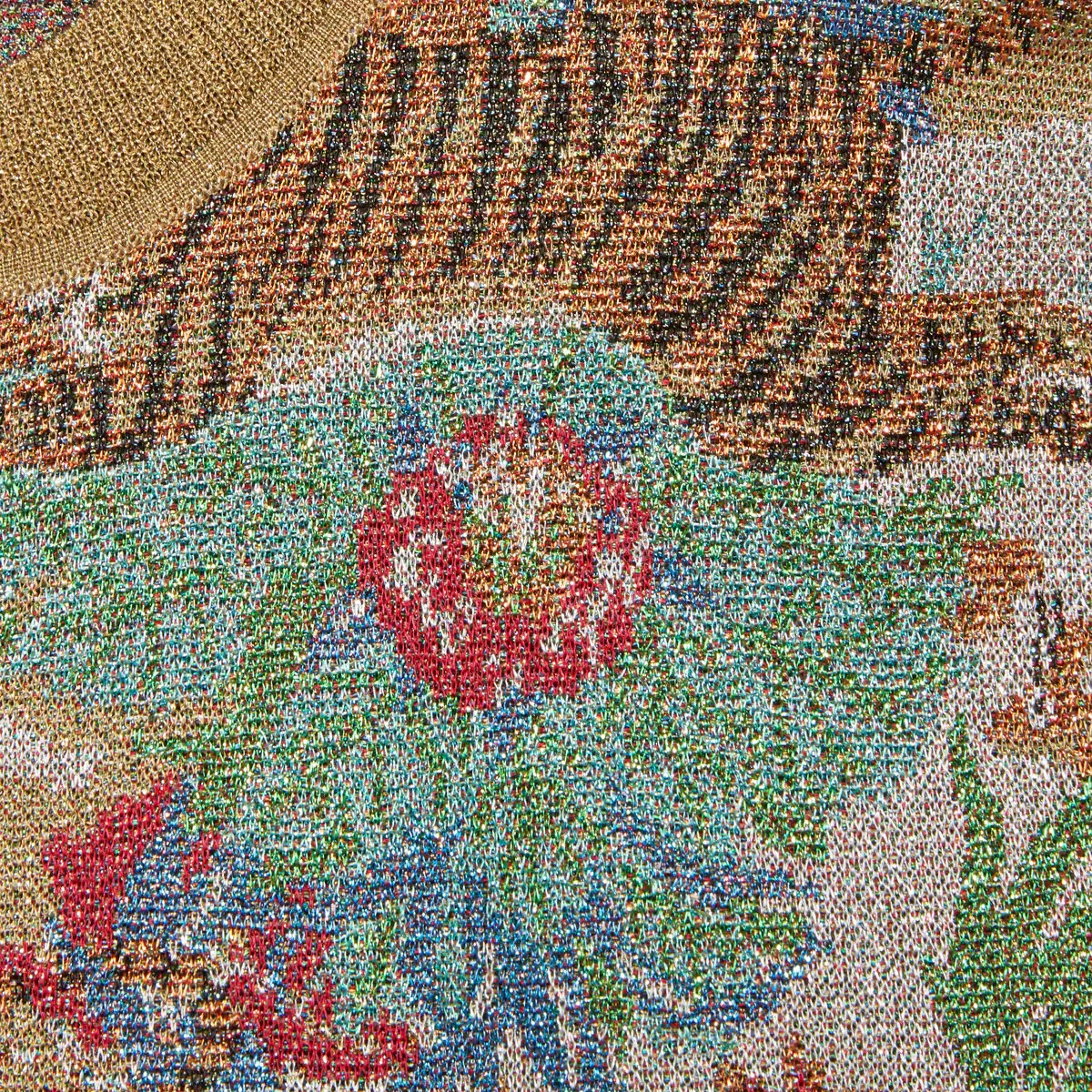 Gucci Tiger jacquard cardigan - 6