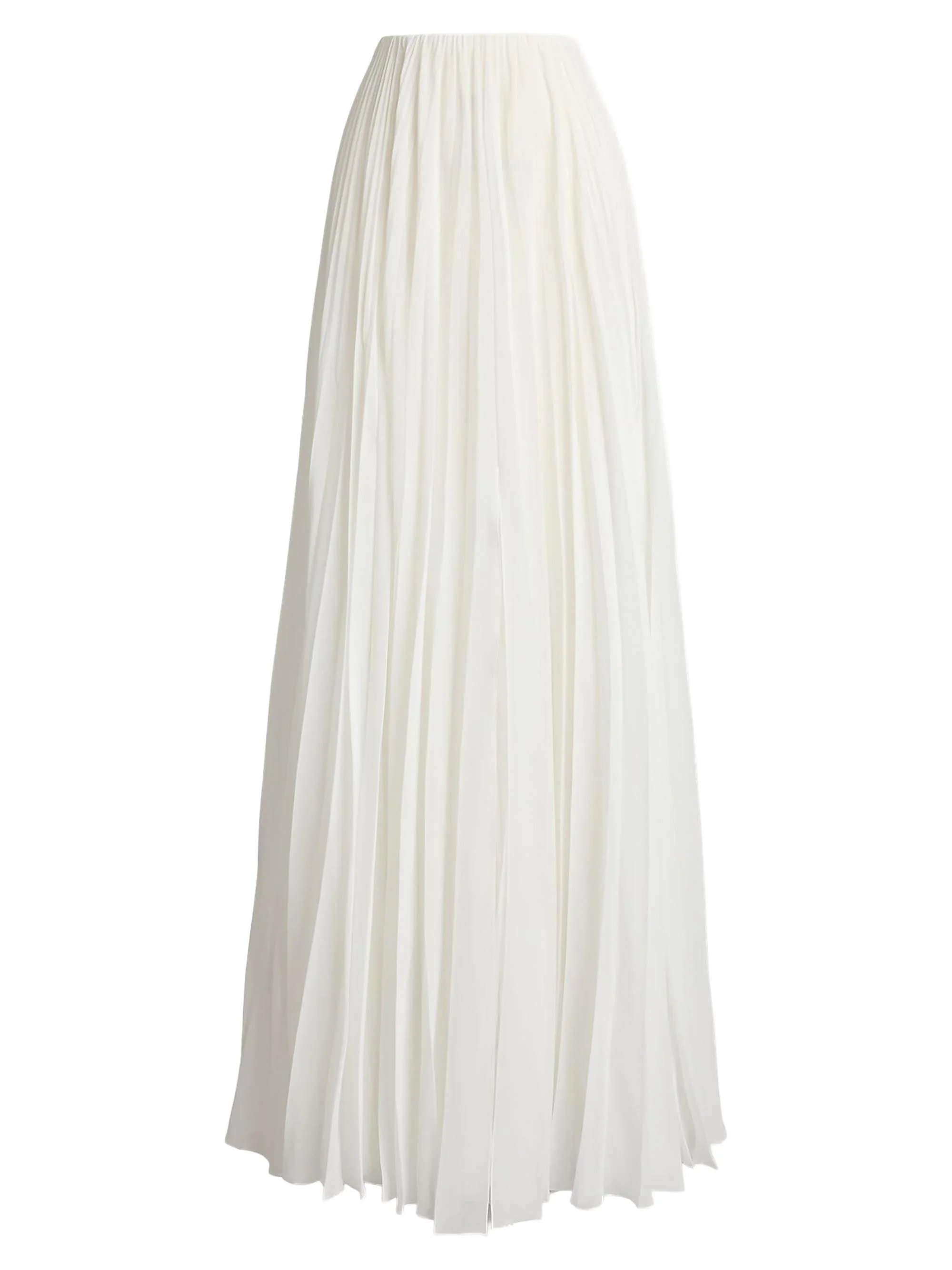 Women's Niccola Pleated Jersey Maxi Skirt - Cream - 1