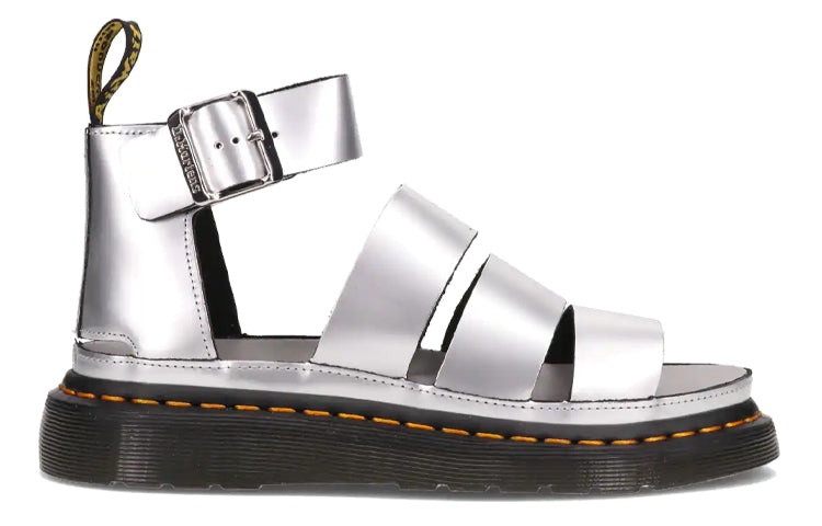 (WMNS) DrMartens Clarissa Thick Sole Sandals Silver 26687972 - 2