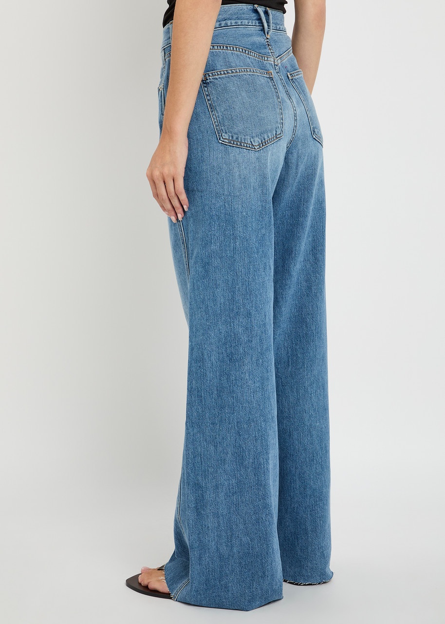 Veronica Beard Kasey Wide-leg Jeans - 3
