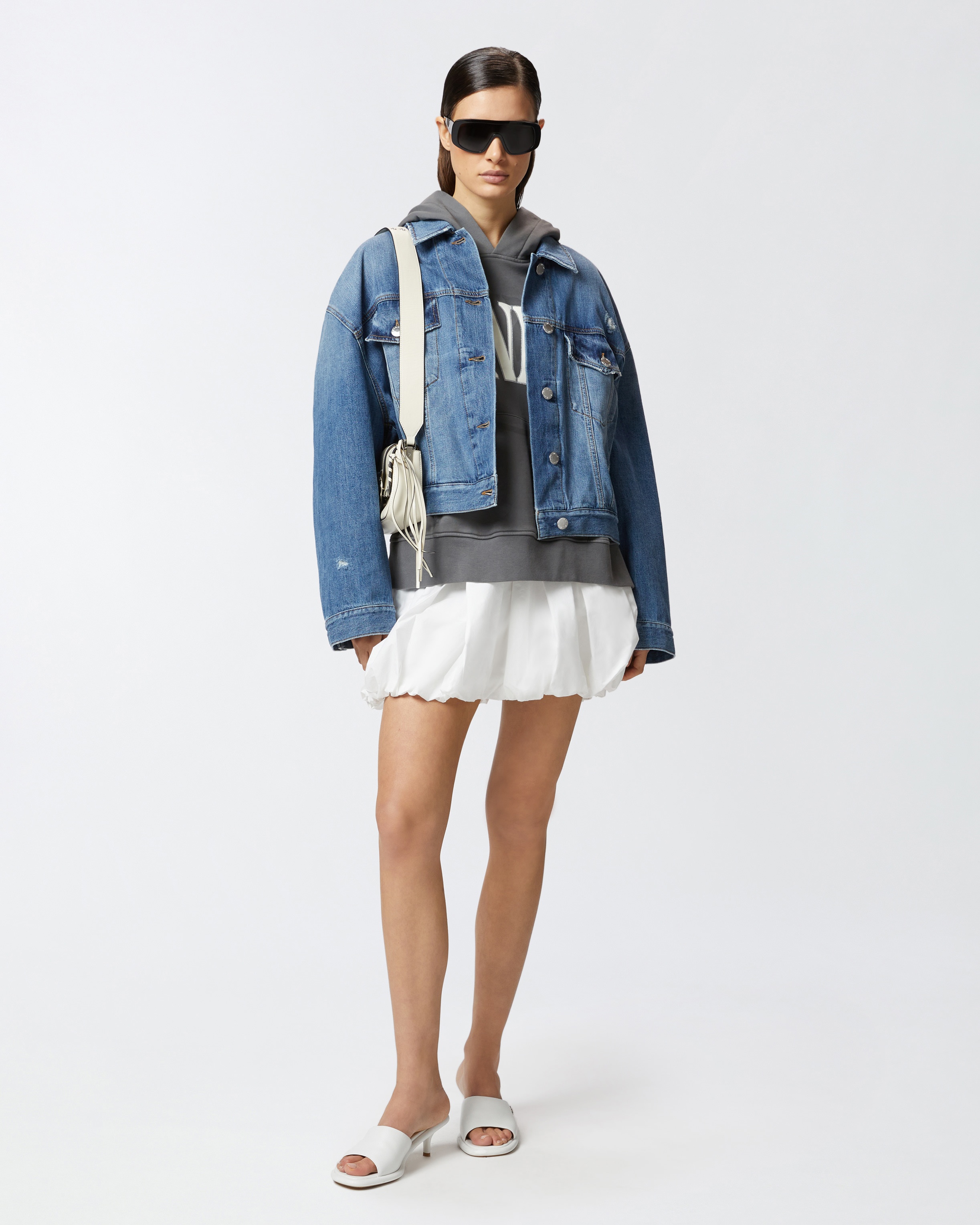 DENIM JACKET WITH POCKETS - 3