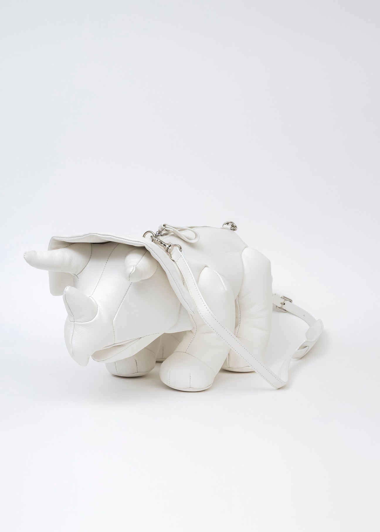 WHITE TRICERATOPS  BAG - 1