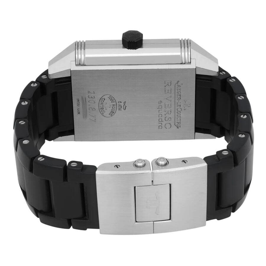 Pre-owned Jaeger-LeCoultre Reverso Squadra Hometime Automatic Day-Night Black Dial Men's Watch 230.8 - 7