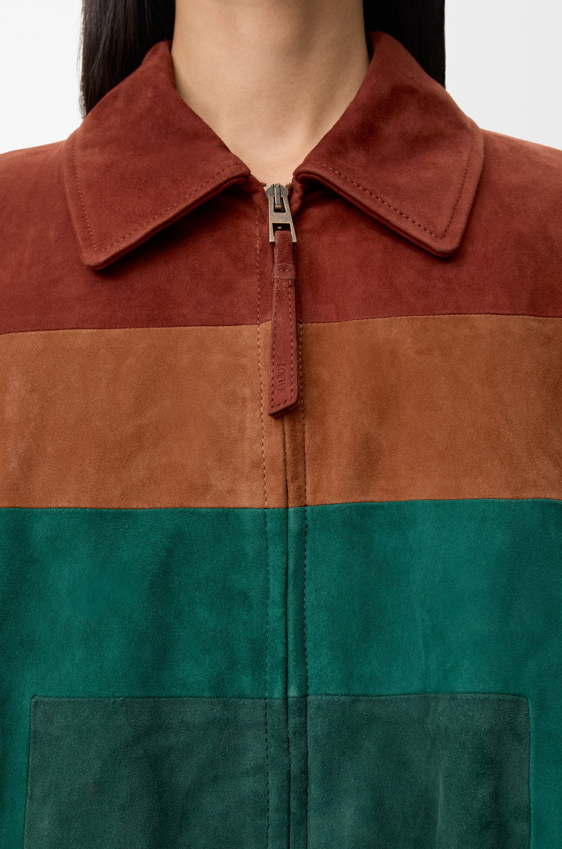 Balloon jacket in suede goatskin - 5