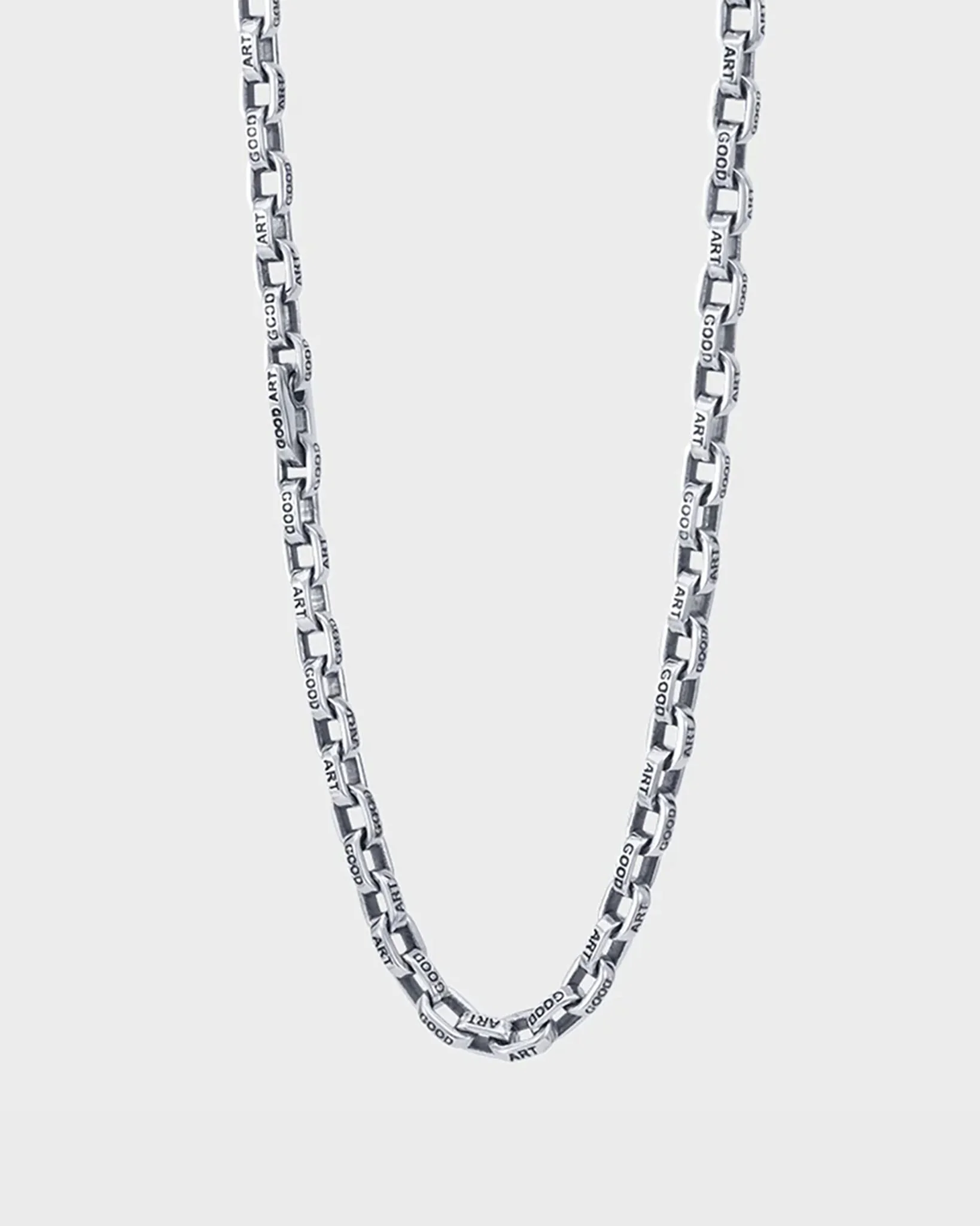 GOOD ART HLYWD PEQUEÑO A MANO NECKLACE AT 24" - STERLING SILVER - 1