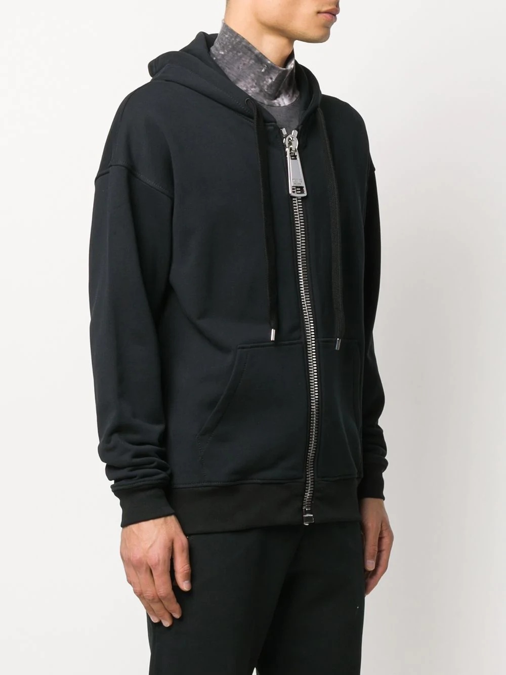 maxi zip-up hoodie - 3