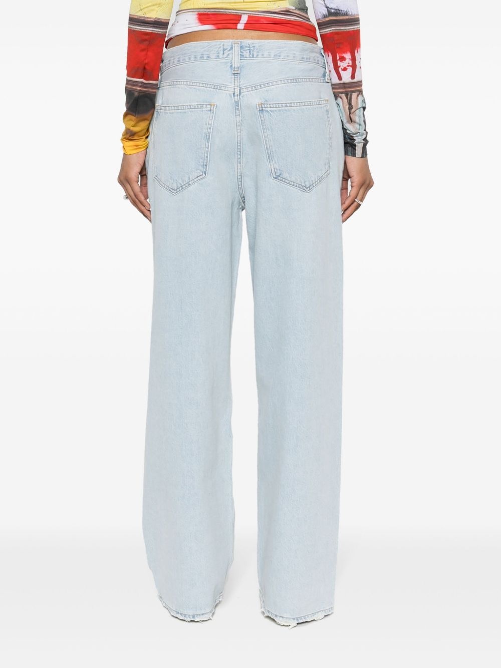 Low Slung Baggy cotton jeans - 4