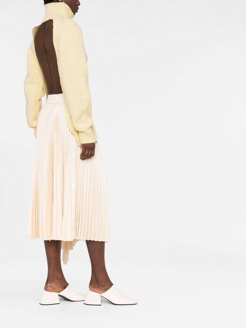 open back high-neck jumper 4