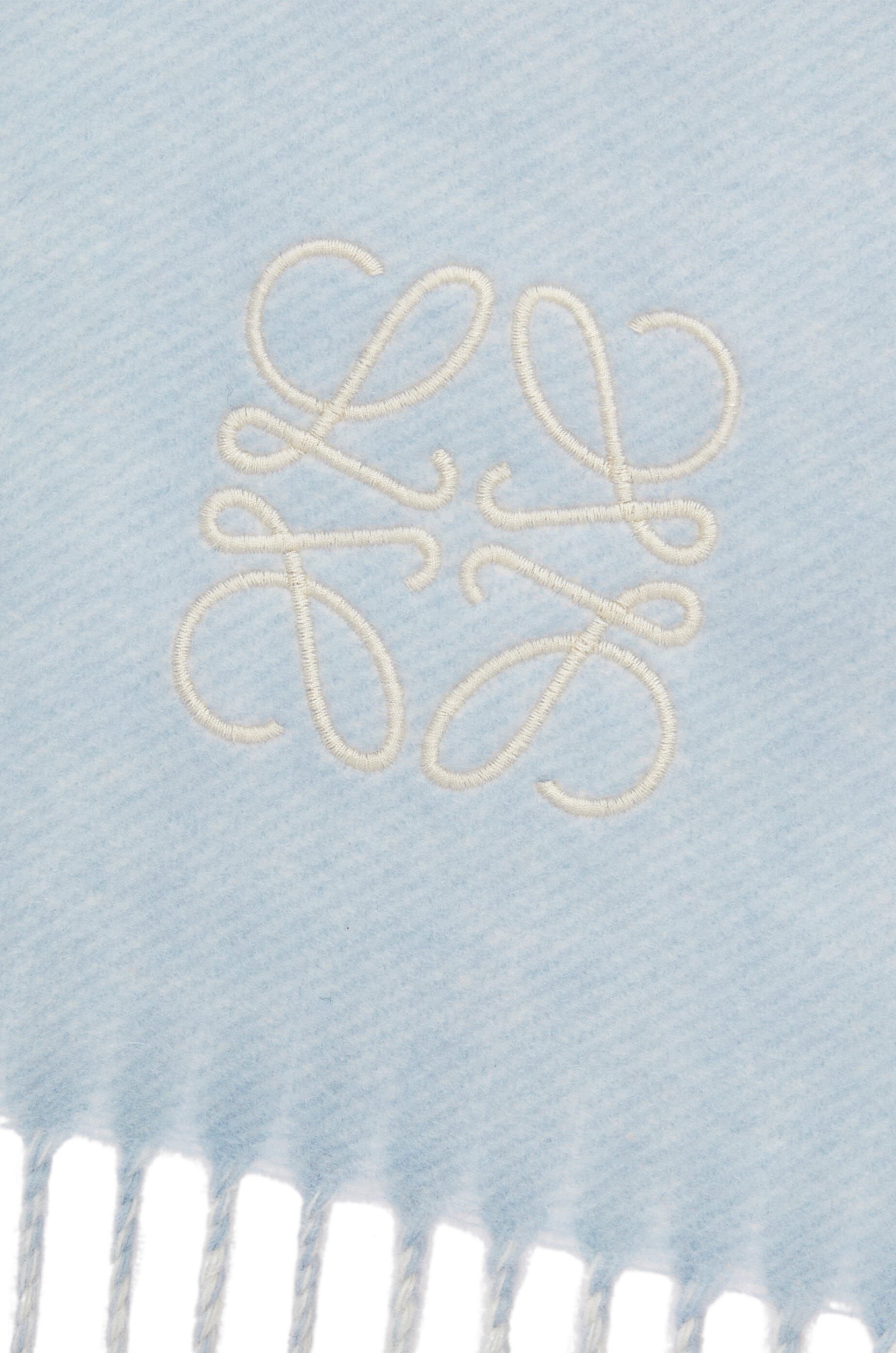 Bicolour scarf in wool and cashmere - 5
