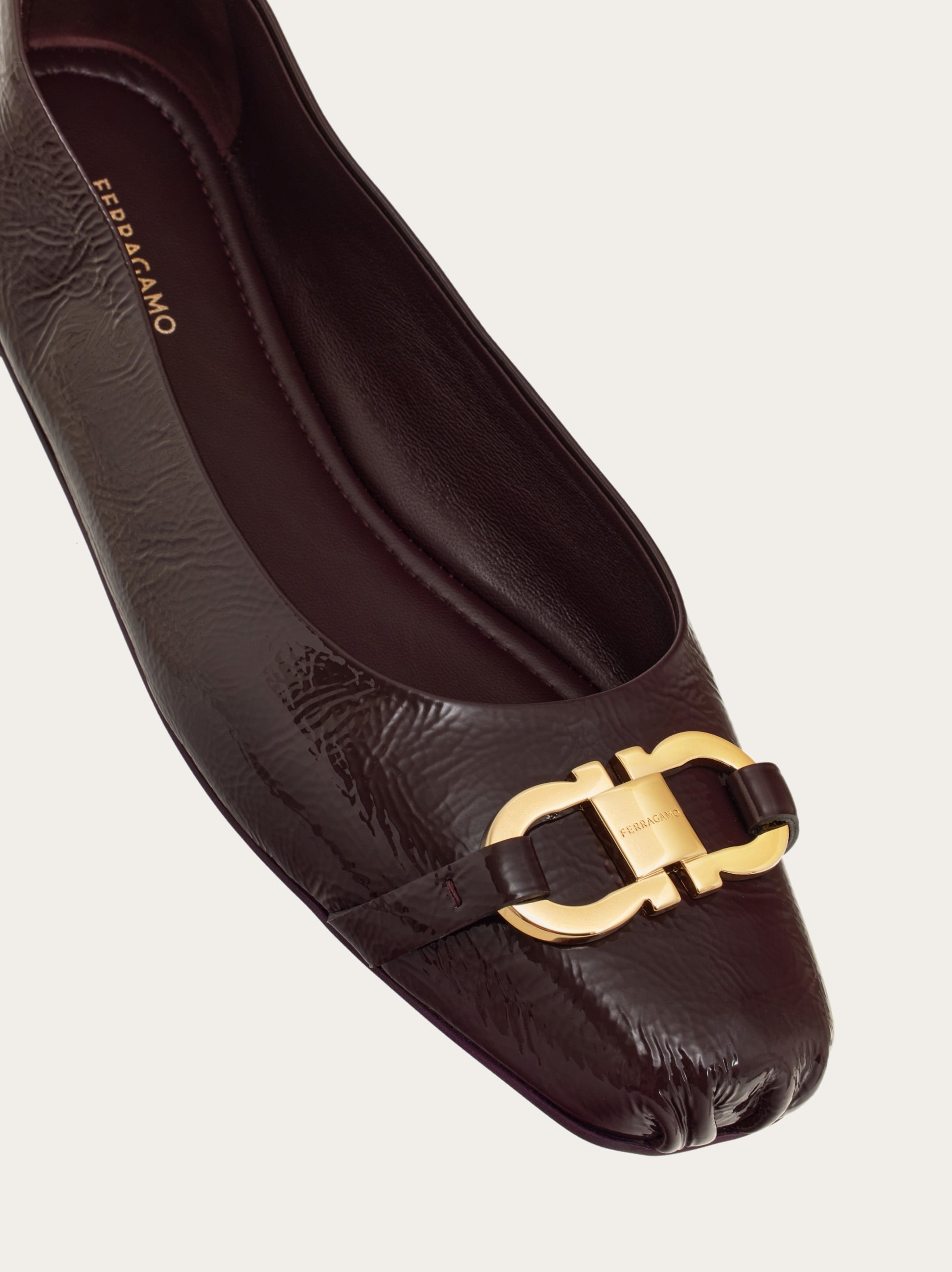 Ballet flat with Gancini ornament - 7